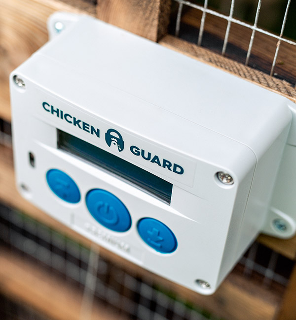 ChickenGuard Premium Automatic Timed Chicken Door with Light Sensor