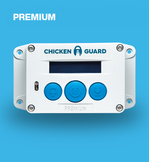 ChickenGuard Premium Automatic Timed Chicken Door with Light Sensor
